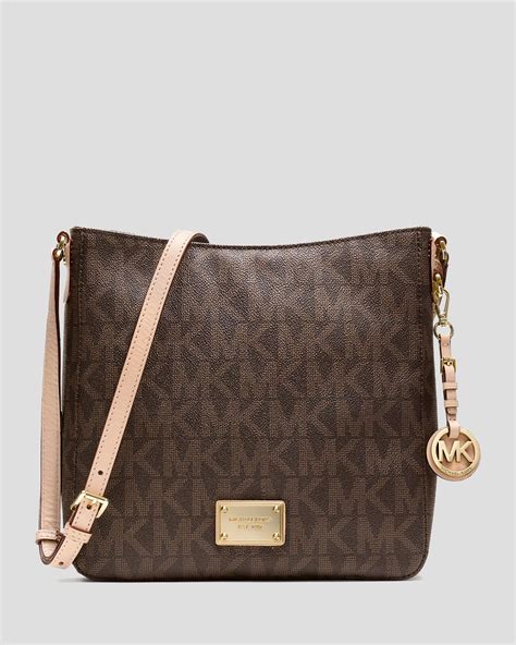 michael kors large jet set travel crossbody brown|Michael Kors jet set luggage.